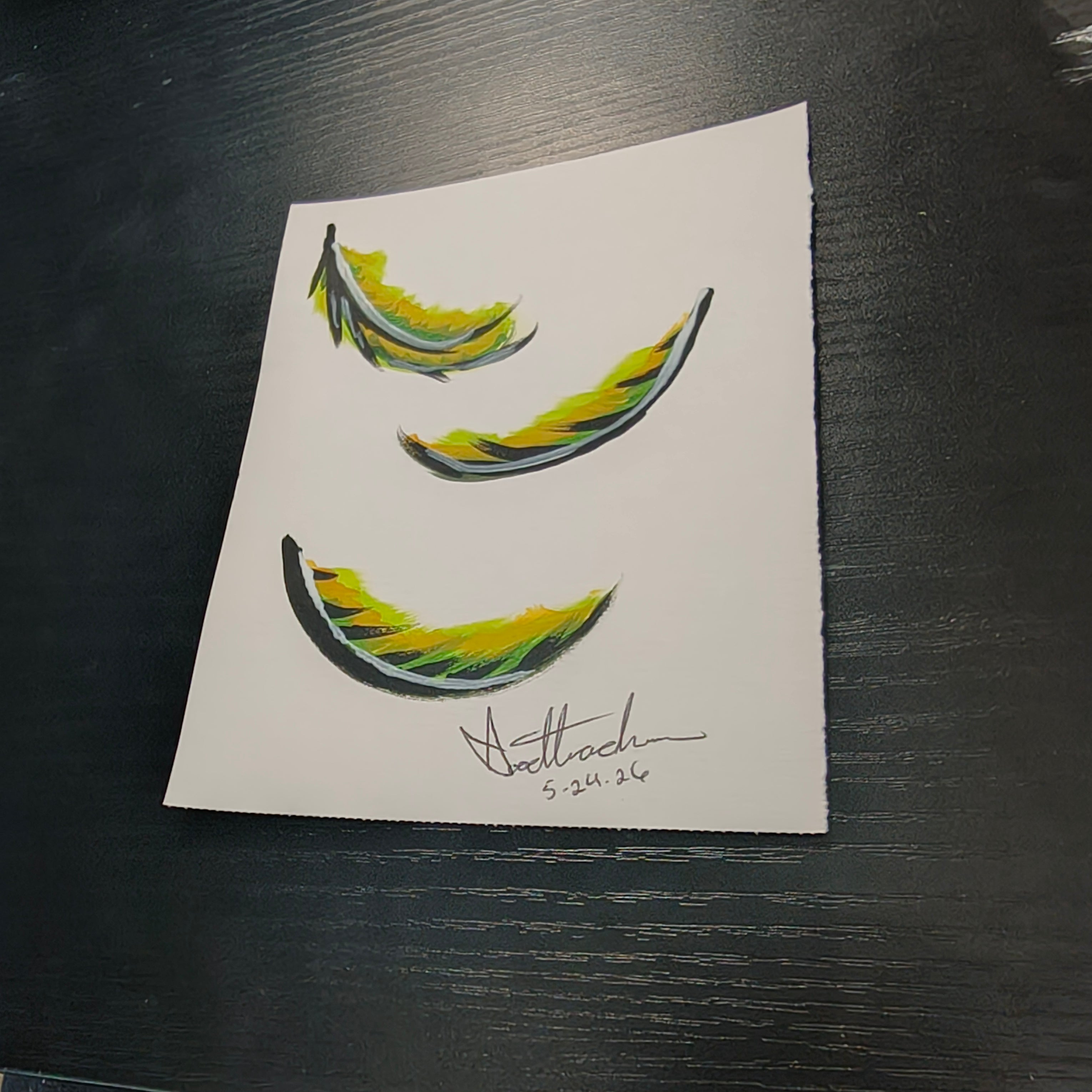 Support Feather Painting