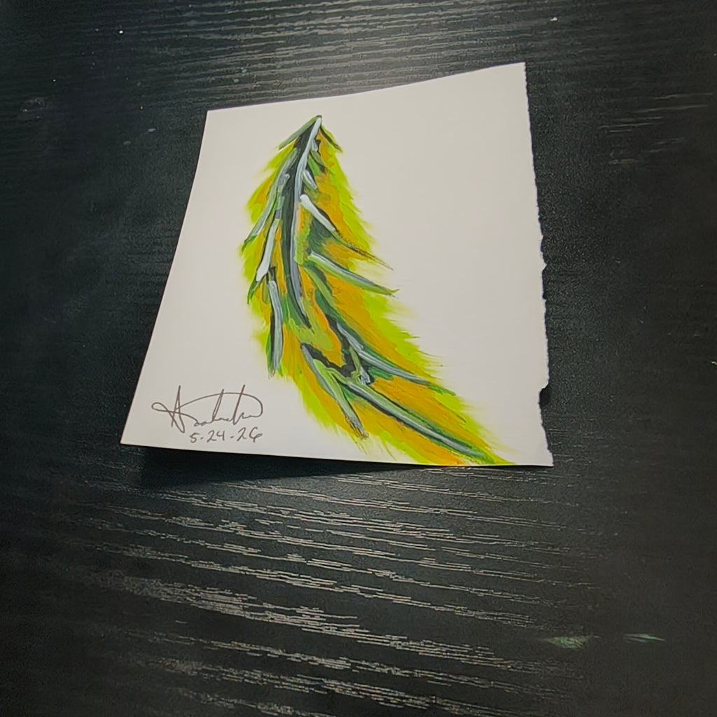 Support Feather Painting