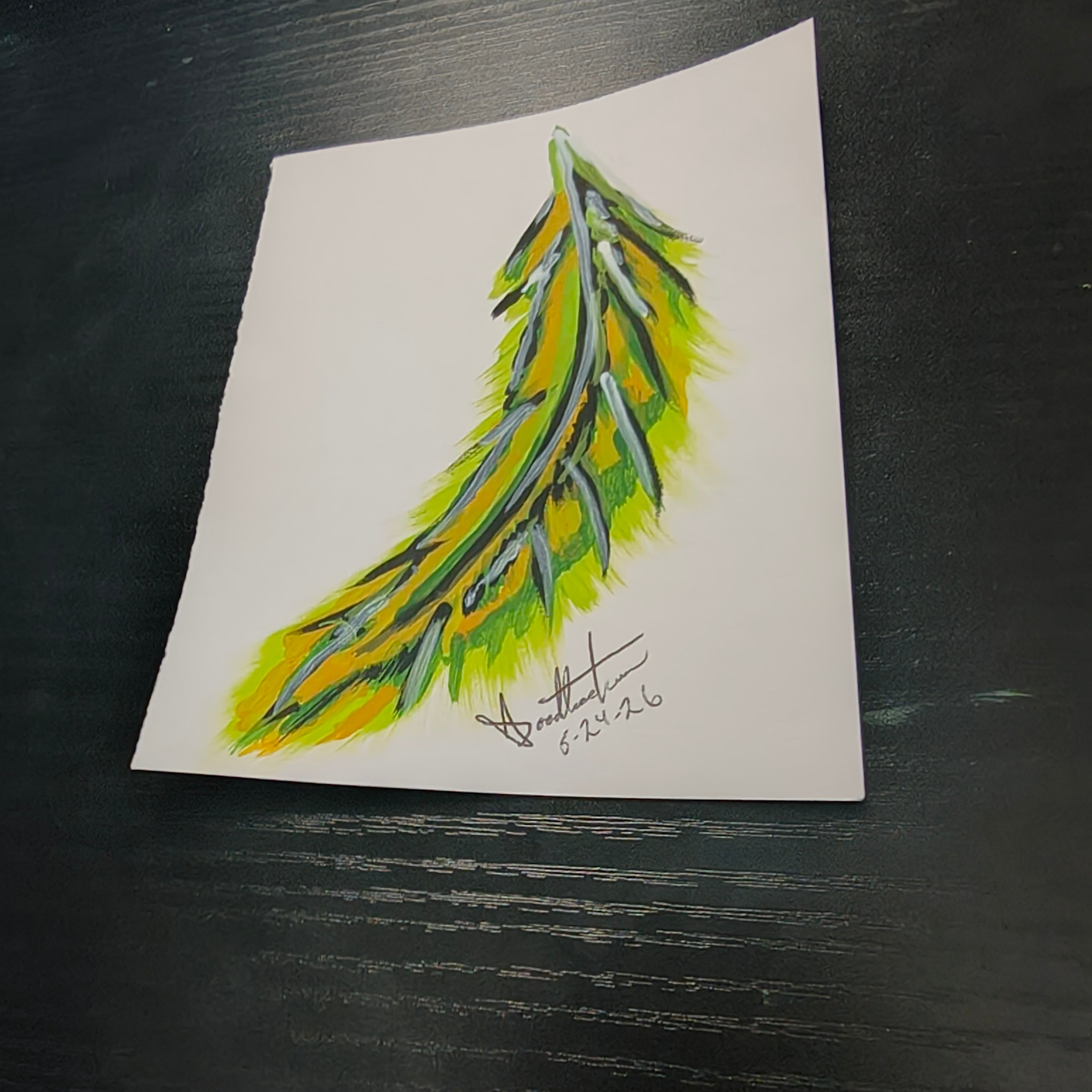 Support Feather Painting