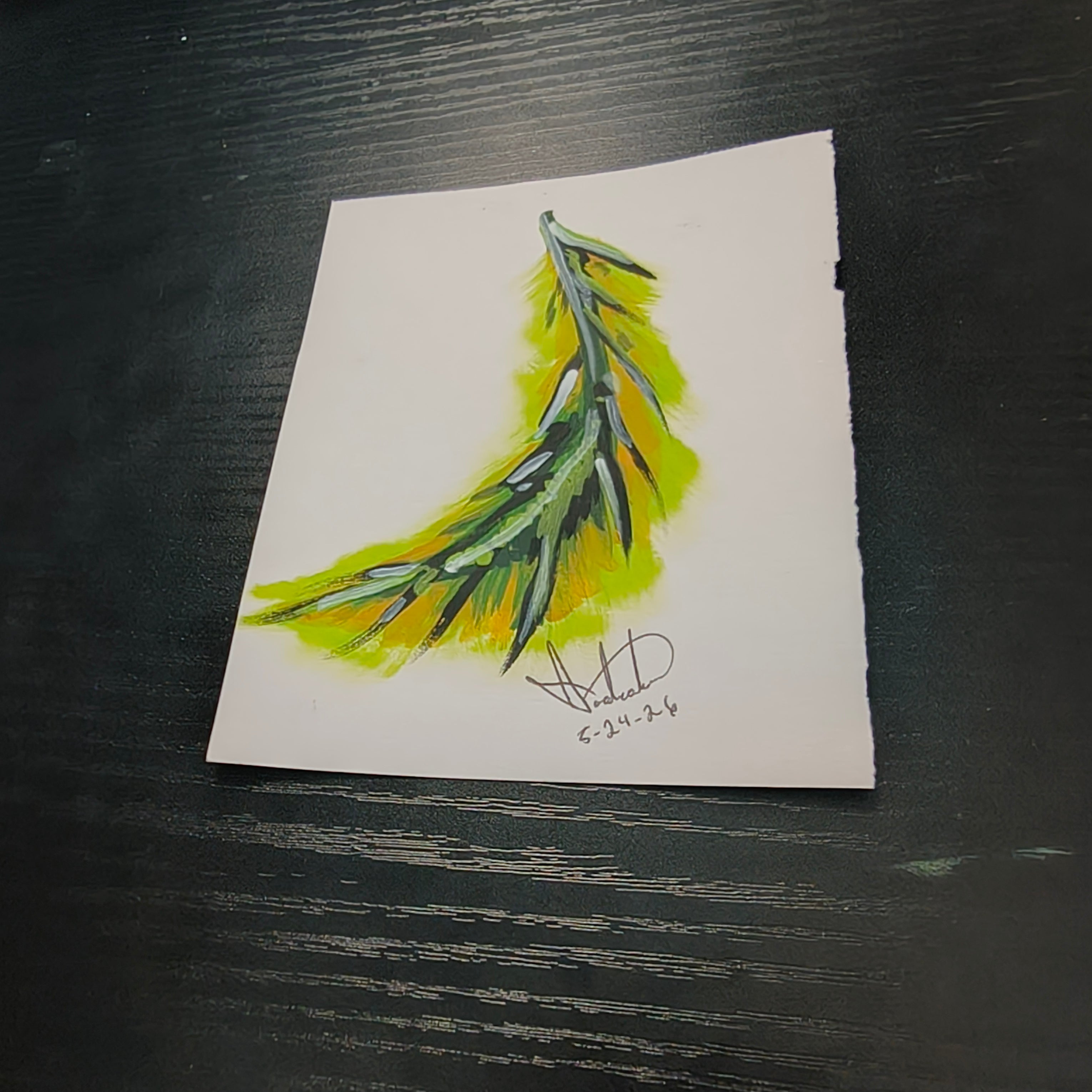 Support Feather Painting